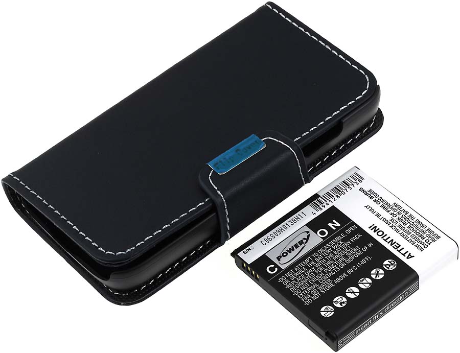 Acumulator compatibil Samsung Galaxy SIV 5200mAh cu Flip-Cover